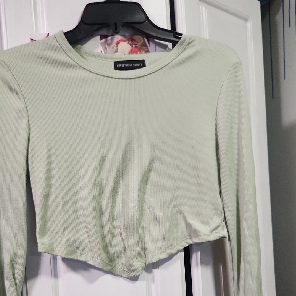 Streetwear Society Women's Green Crop Top